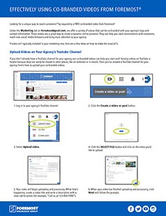 Effectively Using Co-Branded Videos Infographic